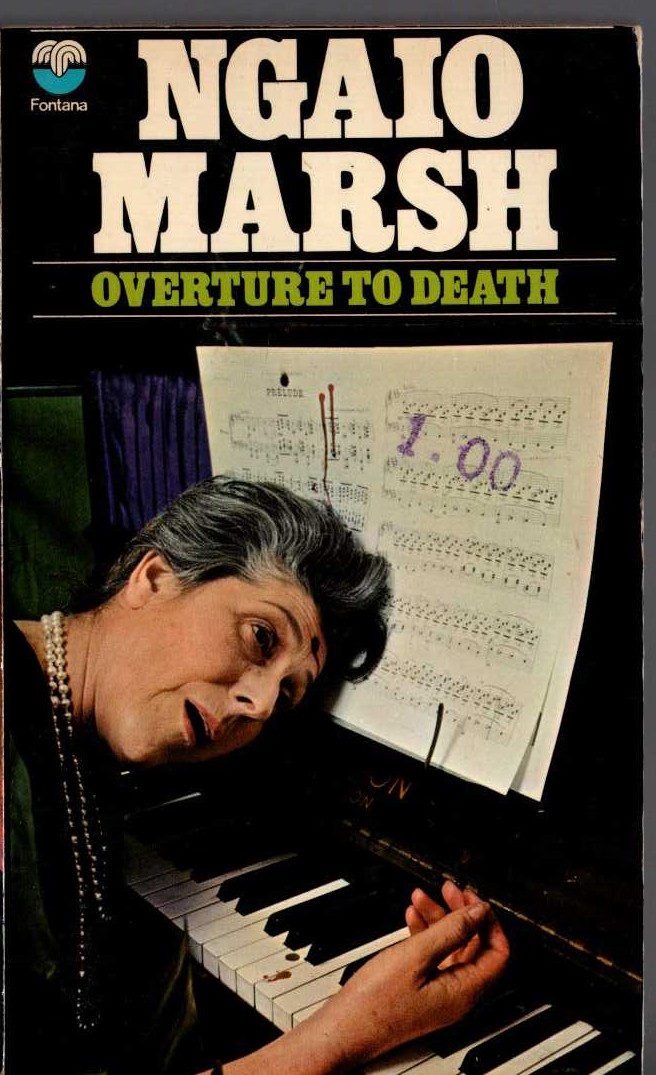 Ngaio Marsh  OVERTURE TO DEATH front book cover image