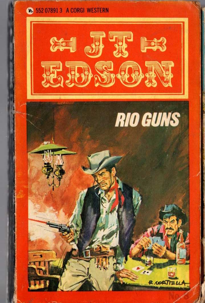J.T. Edson  RIO GUNS front book cover image