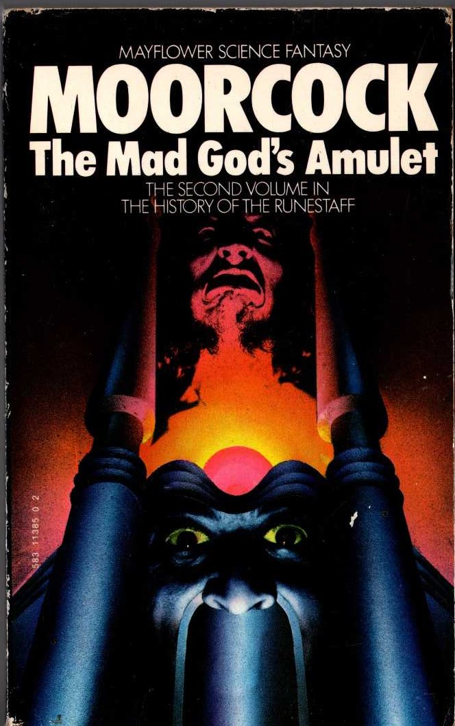 Michael Moorcock  THE MAD GOD'S AMULET front book cover image