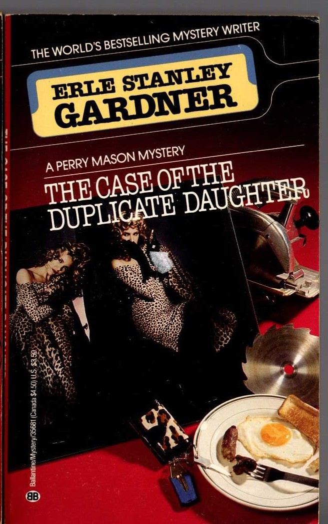 Erle Stanley Gardner  THE CASE OF THE DUPLICATE DAUGHTER front book cover image