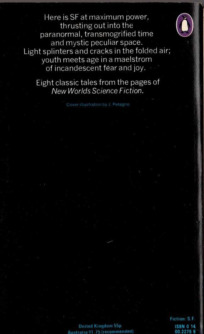 John Carnell (Edits) LAMBDA 1 and Other Stories magnified rear book cover image