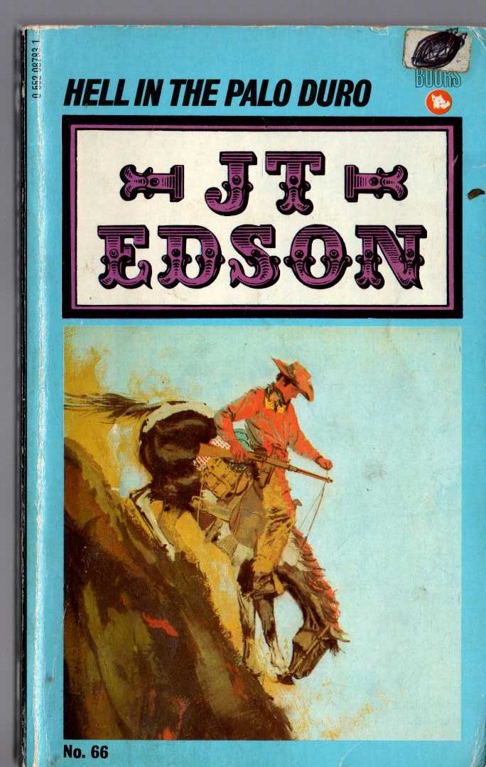 J.T. Edson  HELL IN THE PALO DURO front book cover image