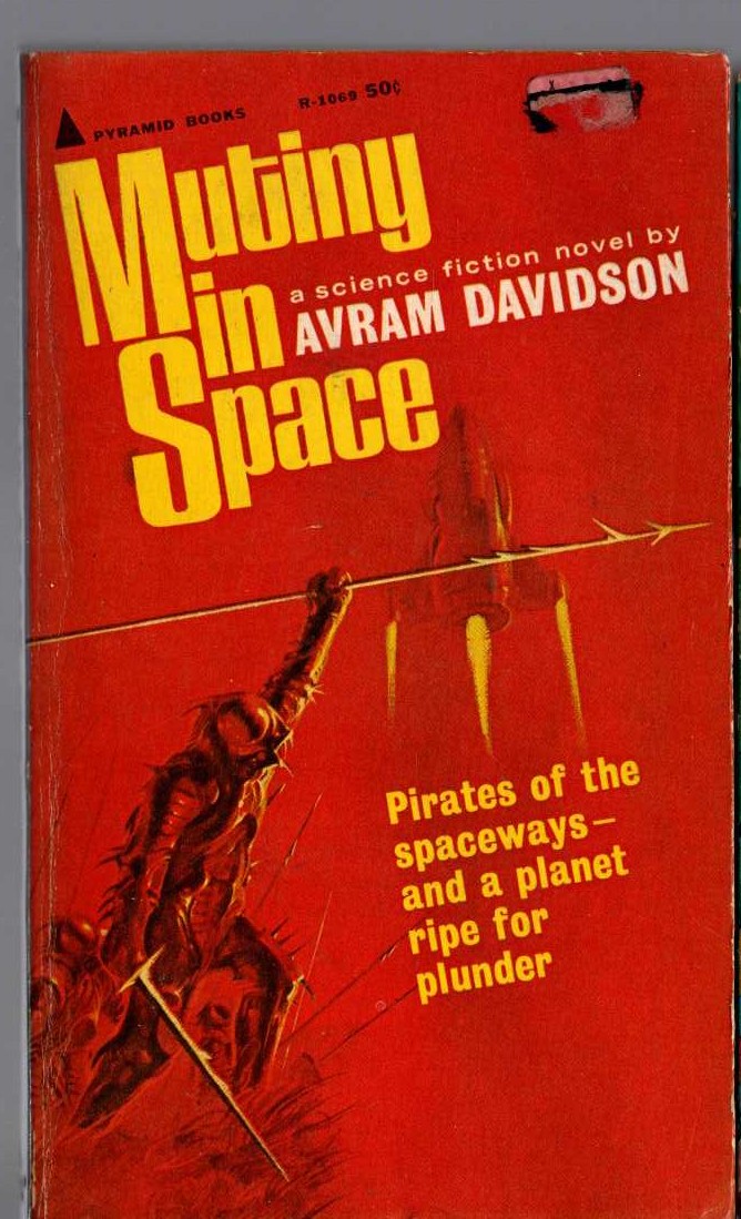 Avram Davidson  MUTINY IN SPACE front book cover image