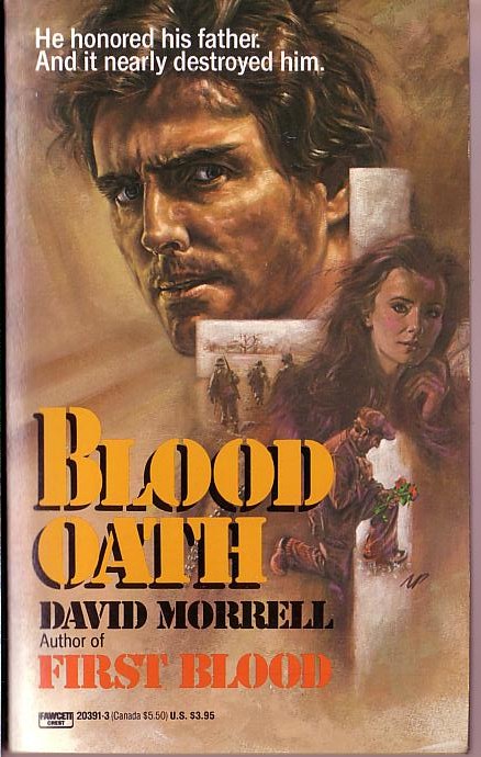 David Morrell  BLOOD OATH front book cover image