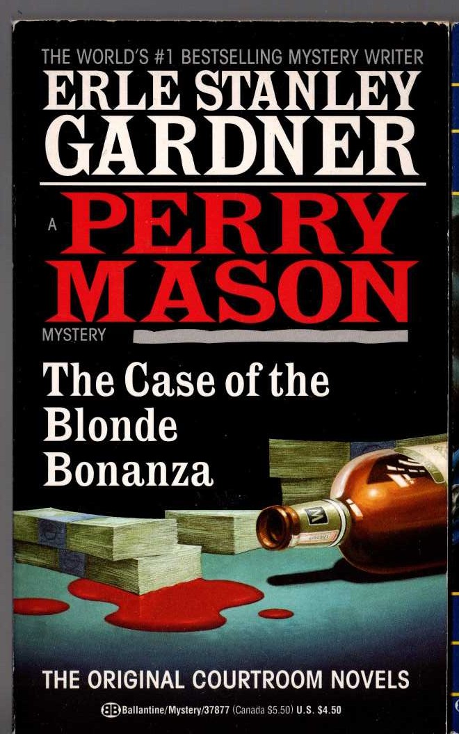 Erle Stanley Gardner  THE CASE OF THE BLONDE BONANZA front book cover image