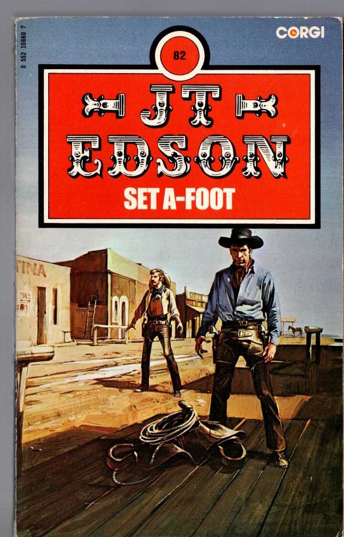 J.T. Edson  SET A-FOOT front book cover image