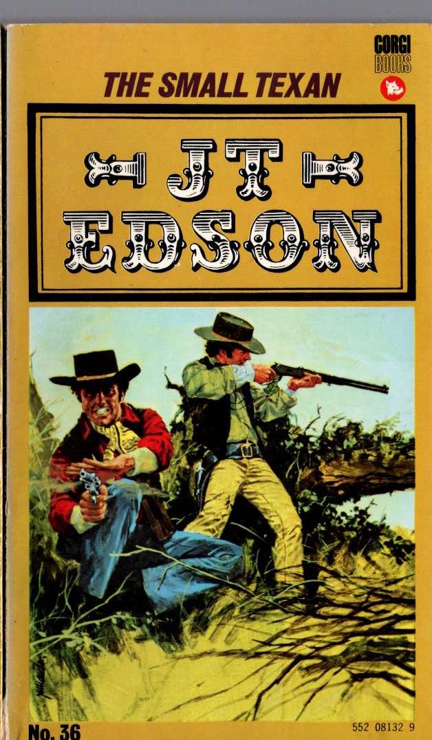 J.T. Edson  THE SMALL TEXAN front book cover image