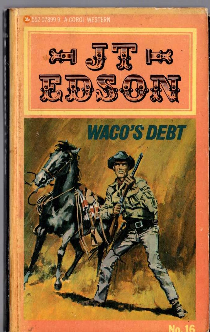 J.T. Edson  WACO'S DEBT front book cover image