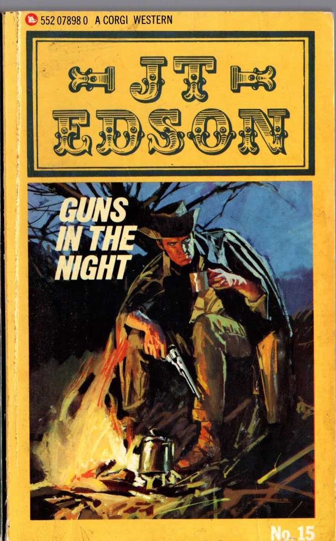 J.T. Edson  GUNS IN THE NIGHT front book cover image
