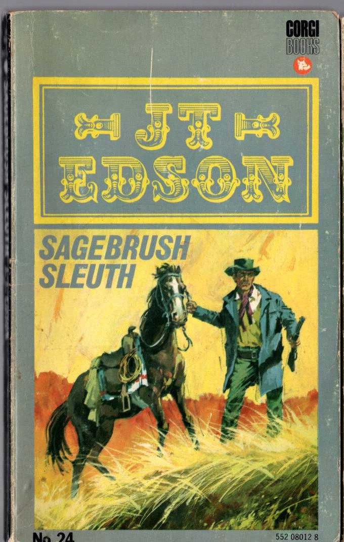 J.T. Edson  SAGEBRUSH SLEUTH front book cover image