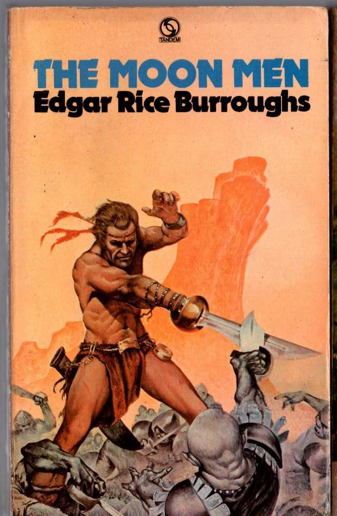 Edgar Rice Burroughs  THE MOON MEN front book cover image