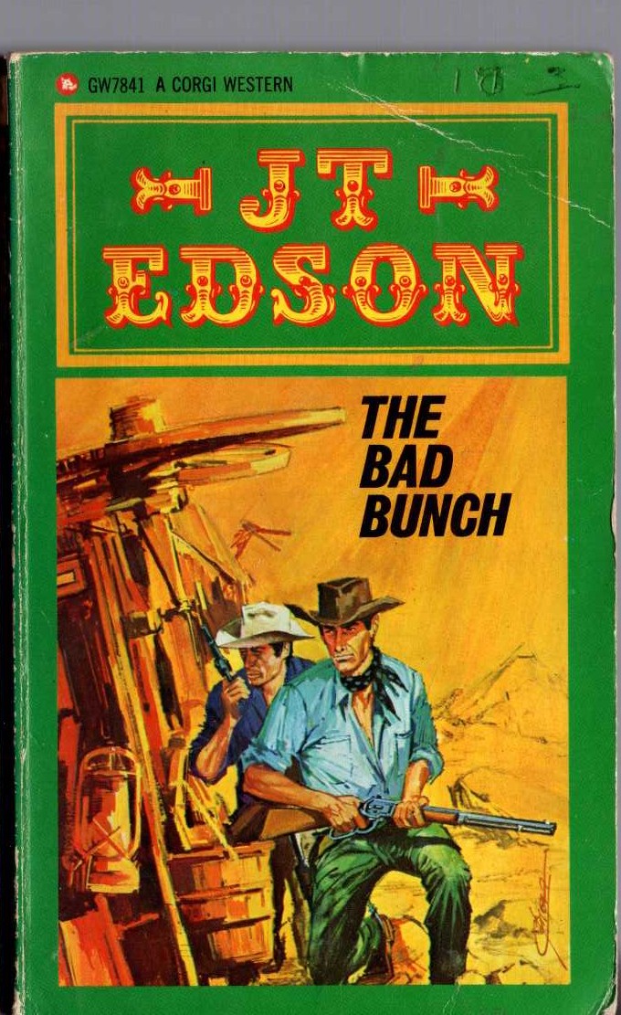 J.T. Edson  THE BAD BUNCH front book cover image