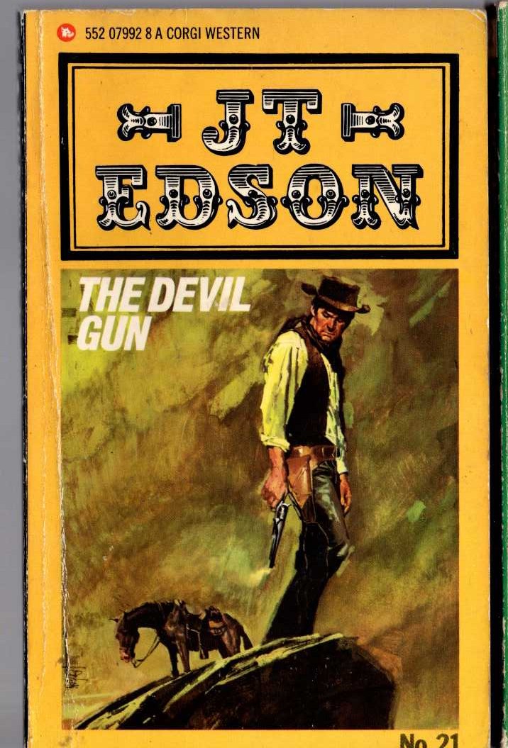 J.T. Edson  THE DEVIL GUN front book cover image