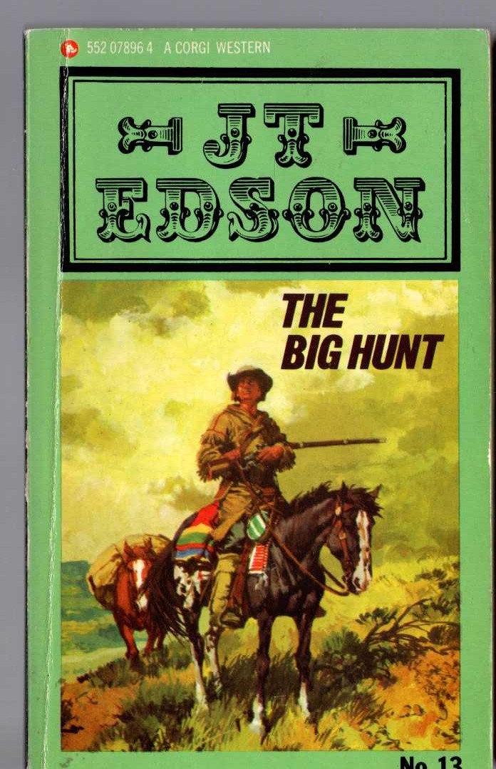 J.T. Edson  THE BIG HUNT front book cover image