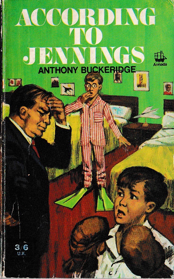 Anthony Buckeridge  ACCORDING TO JENNINGS front book cover image