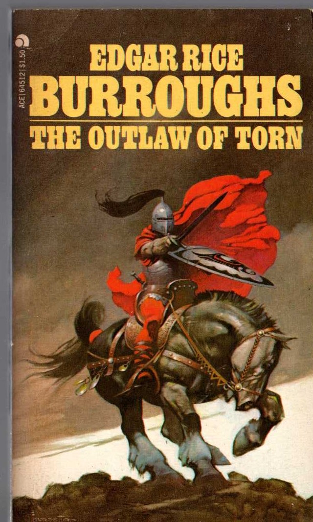 Edgar Rice Burroughs  THE OUTLAW OF TORN front book cover image