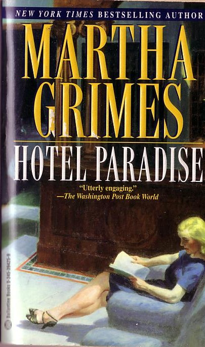 Martha Grimes  HOTEL PARADISE front book cover image