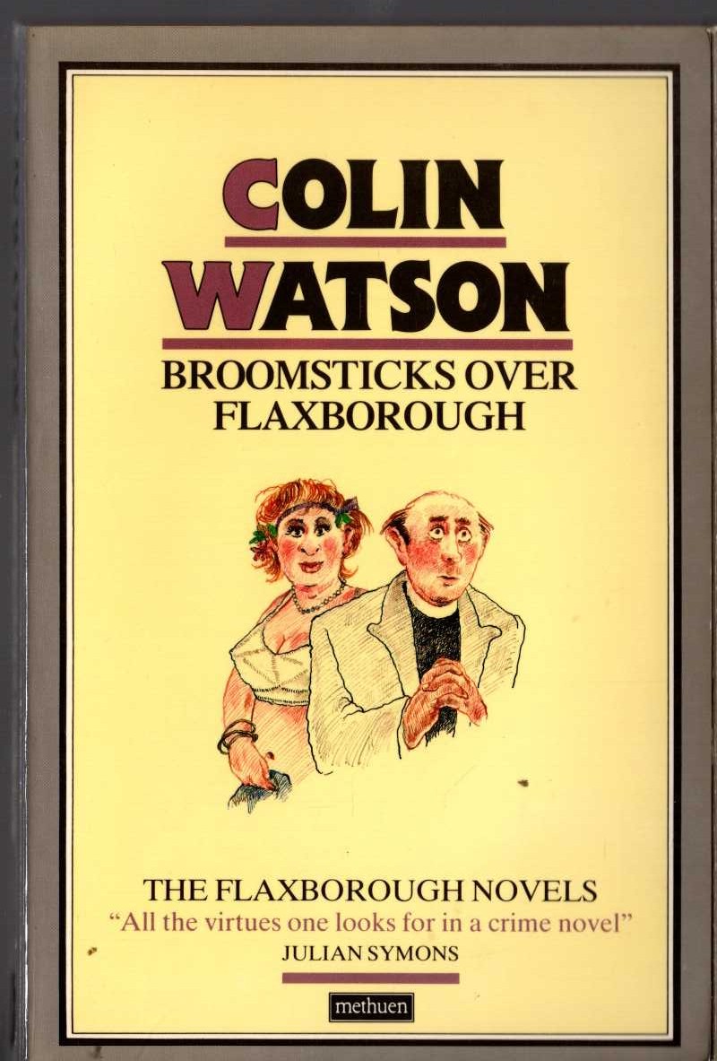 Colin Watson  BROOMSTICKS OVER FLAXBOROUGH front book cover image
