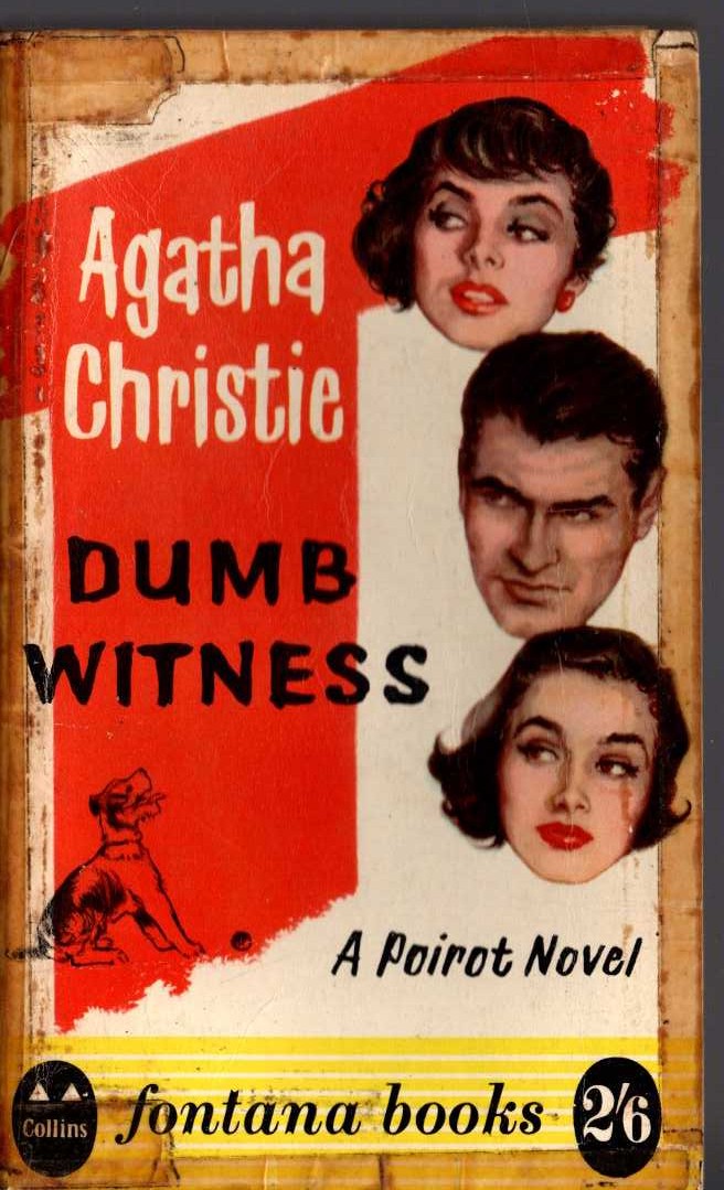 Agatha Christie  DUMB WITNESS front book cover image