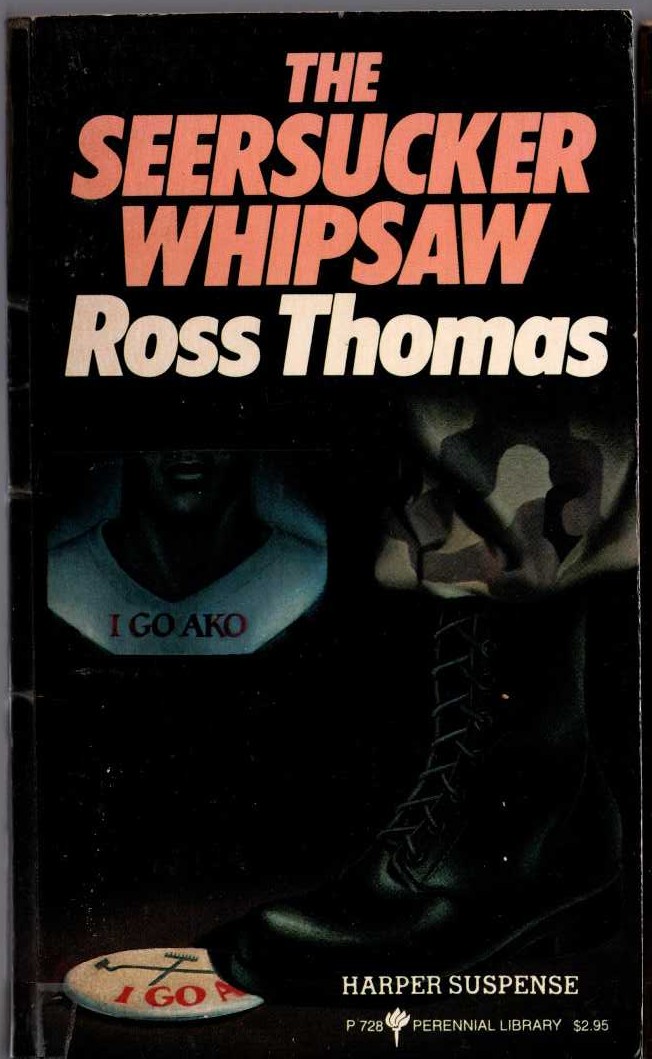 Ross Thomas  THE SEERSUCKER WHIPSAW front book cover image