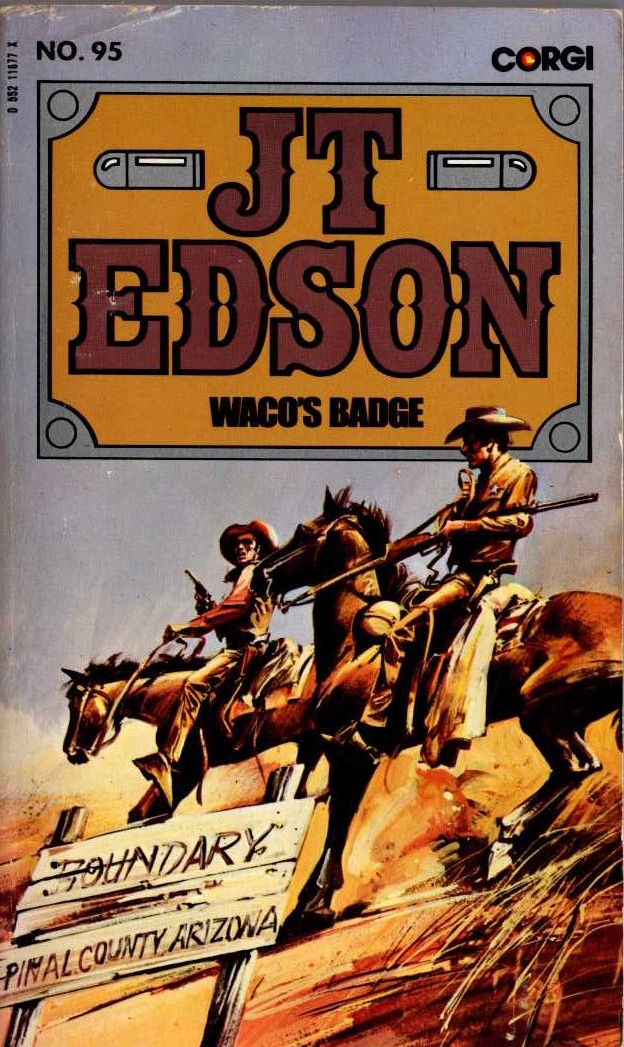 J.T. Edson  WACO'S BADGE front book cover image