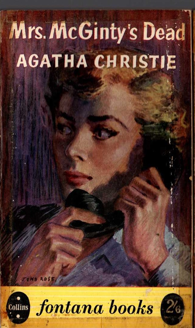 Agatha Christie  MRS. McGINTY'S DEAD front book cover image
