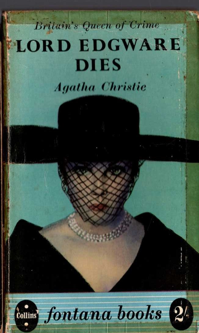 Agatha Christie  LORD EDGWARE DIES front book cover image