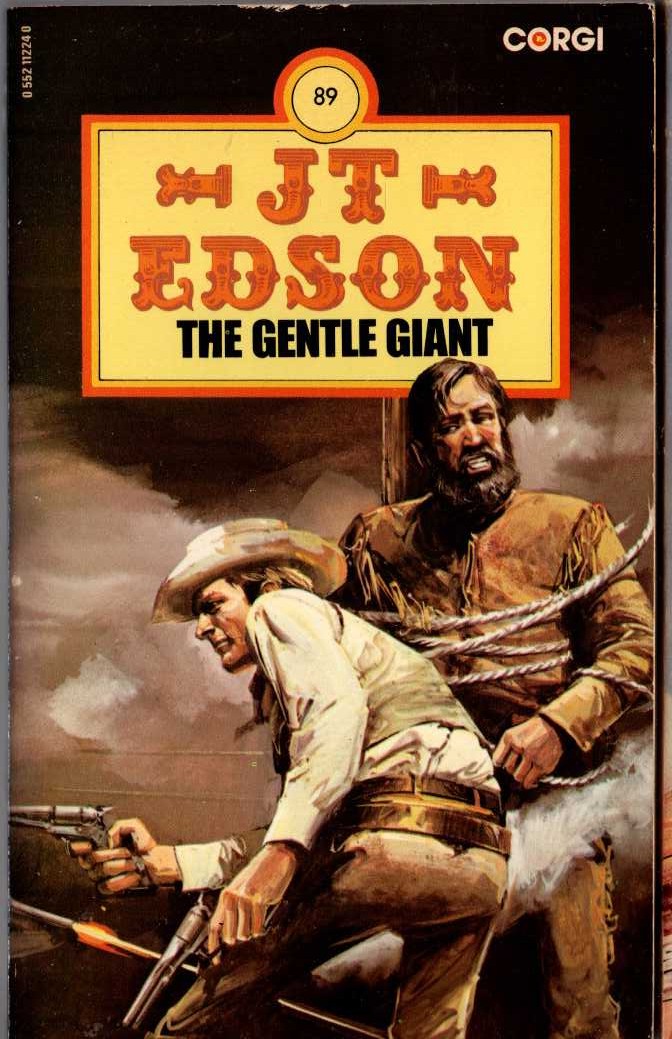 J.T. Edson  THE GENTLE GIANT front book cover image