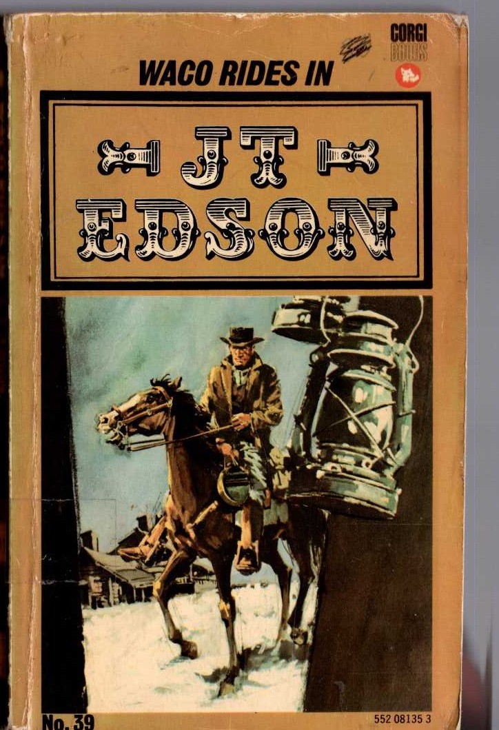 J.T. Edson  WACO RIDES IN front book cover image