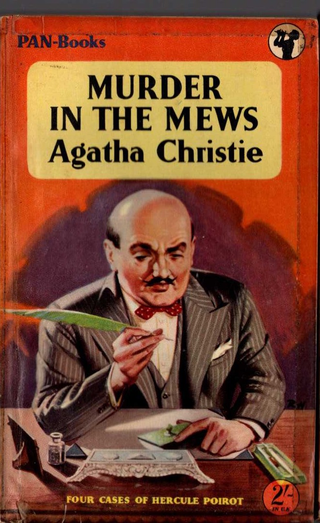Agatha Christie  MURDER IN THE MEWS front book cover image