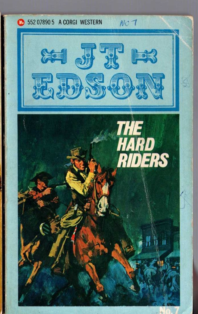 J.T. Edson  THE HARD RIDERS front book cover image