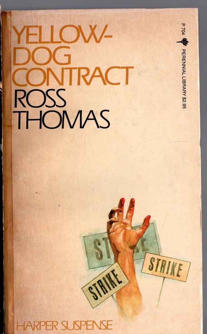 Ross Thomas  YELLOW-DOG CONTRACT front book cover image