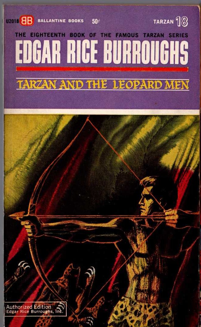 Edgar Rice Burroughs  TARZAN AND THE LEOPARD MEN front book cover image