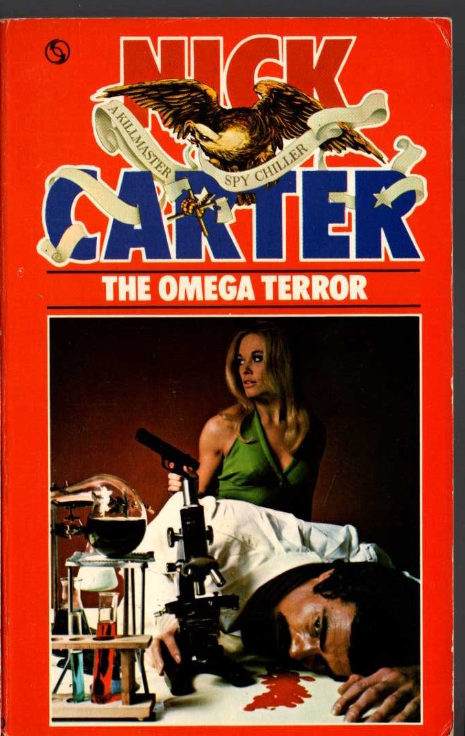 Nick Carter  THE OMEGA TERROR front book cover image
