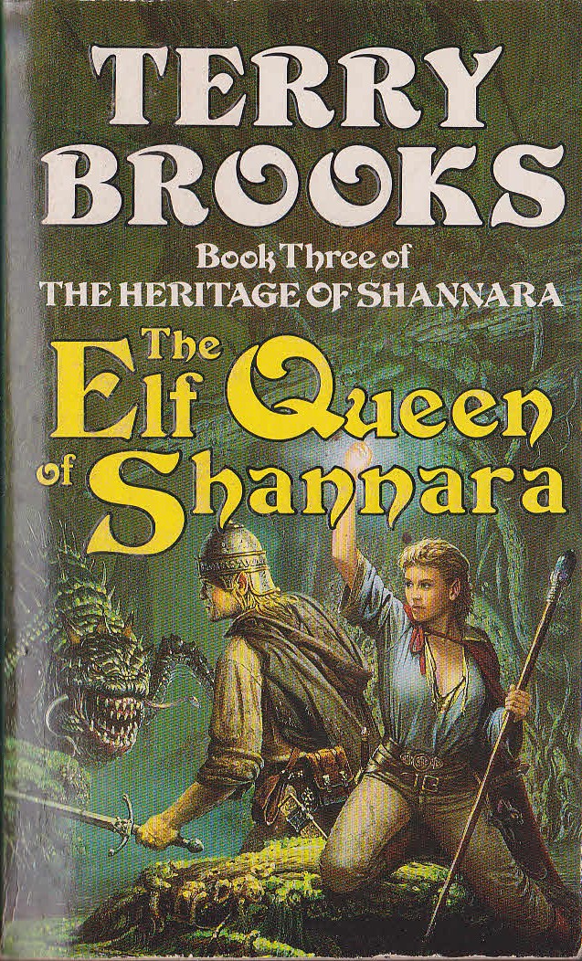 Terry Brooks  THE ELF QUEEN OF SHANNARA front book cover image