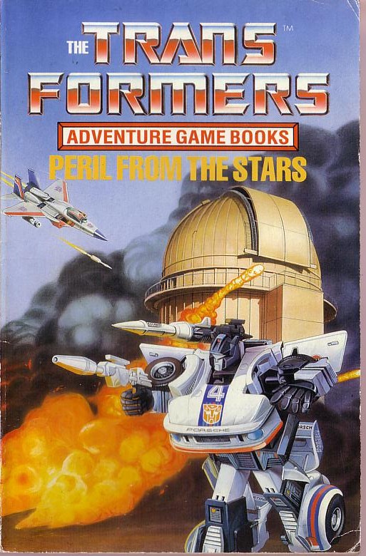 Dave Morris  PERIL FROM THE STARS front book cover image