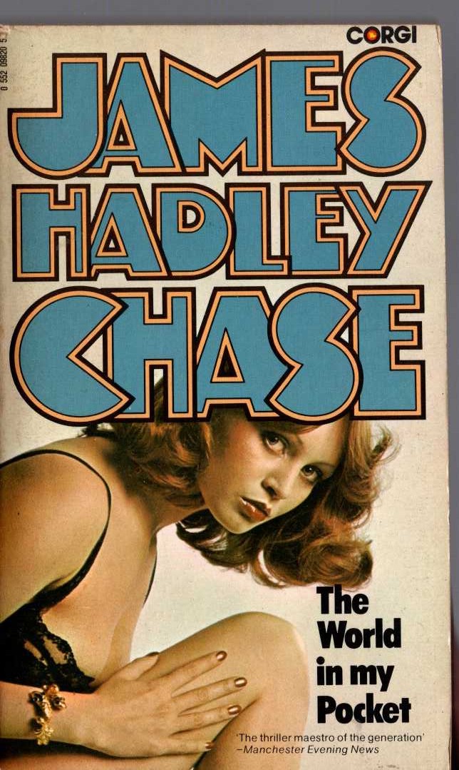 James Hadley Chase  THE WORLD IN MY POCKET front book cover image