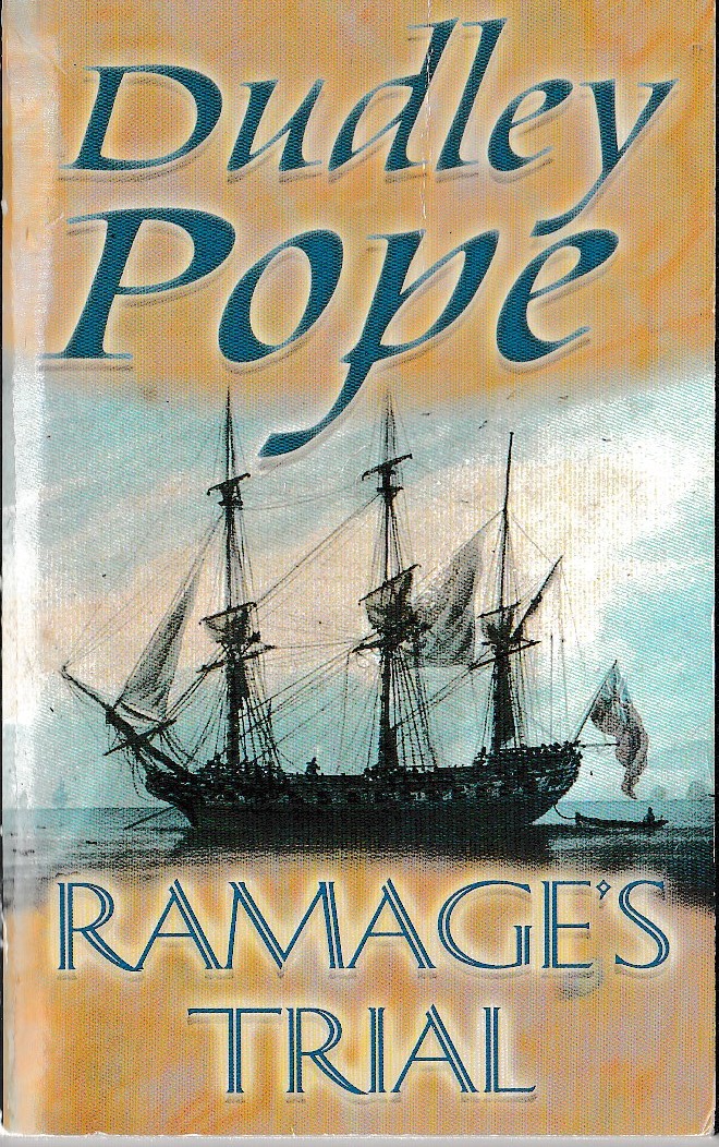 Dudley Pope  RAMAGE'S TRIAL front book cover image