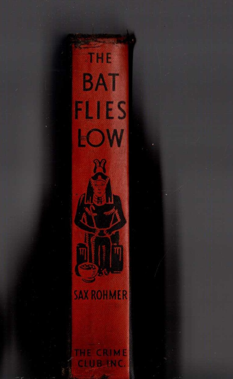 THE BAT FLIES LOW front book cover image
