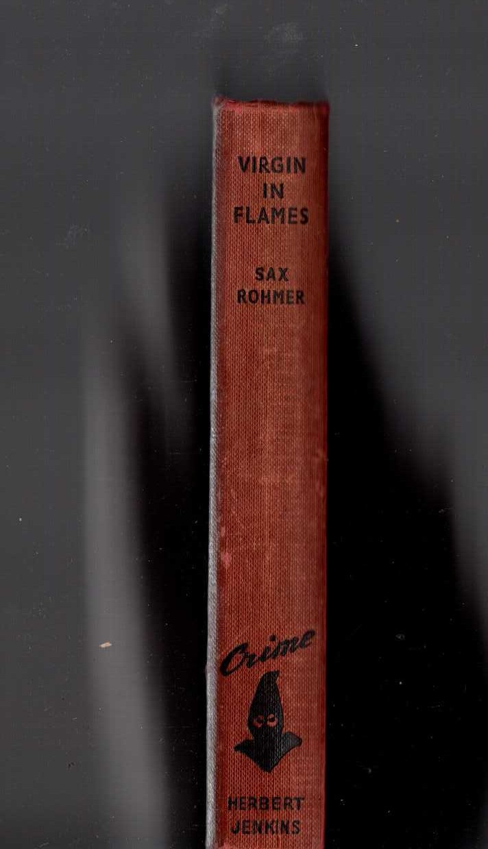 VIRGIN IN FLAMES front book cover image