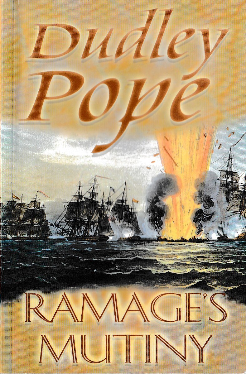 Dudley Pope  RAMAGE'S MUTINY front book cover image