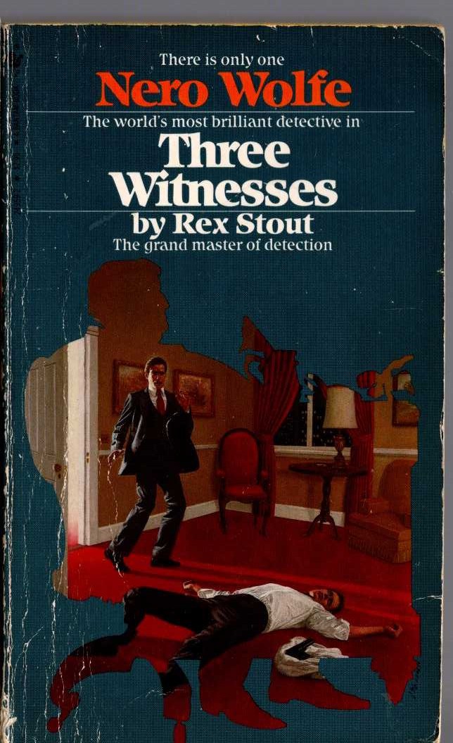 Rex Stout  THREE WITNESSES front book cover image