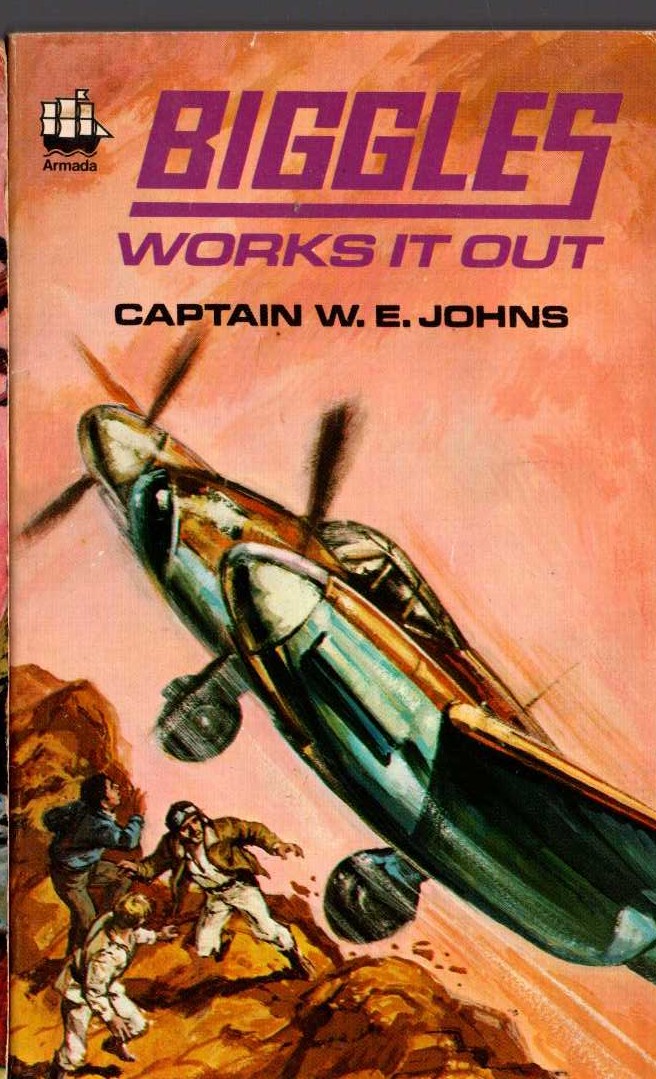 Captain W.E. Johns  BIGGLES WORKS IN OUT front book cover image