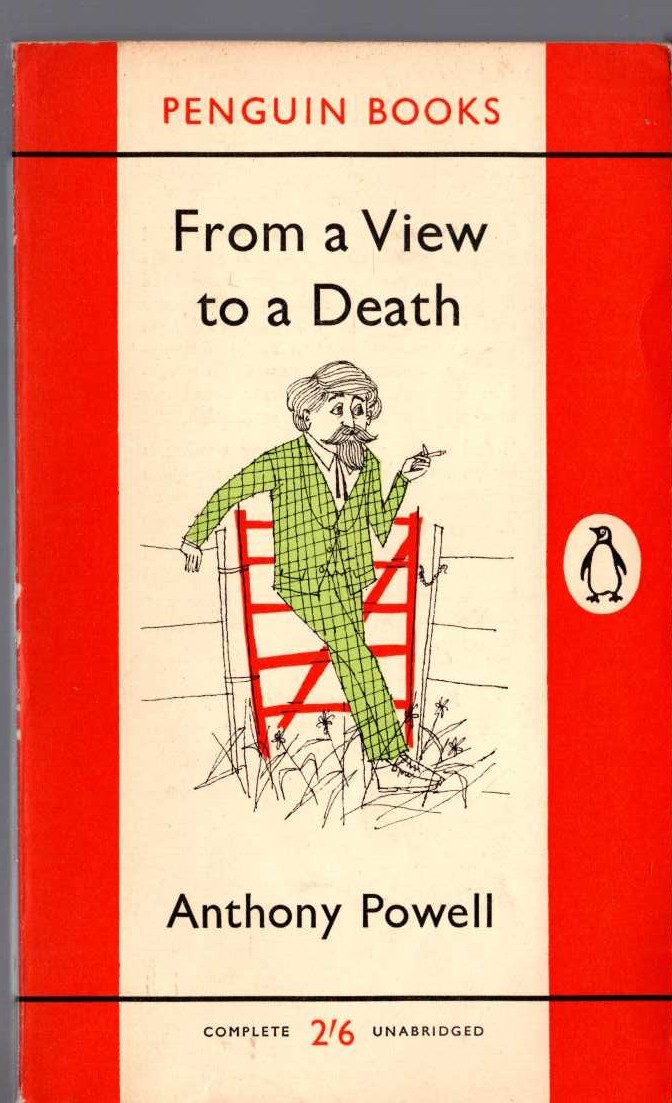 Anthony Powell  FROM A VIEW TO A DEATH front book cover image
