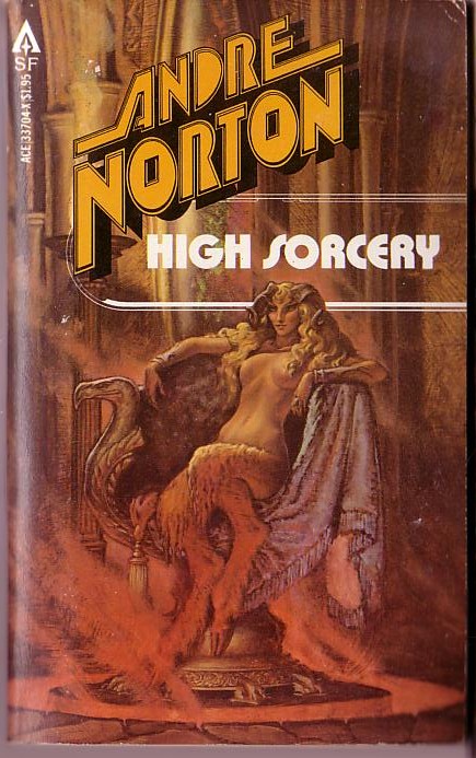Andre Norton  HIGH SORCERY front book cover image