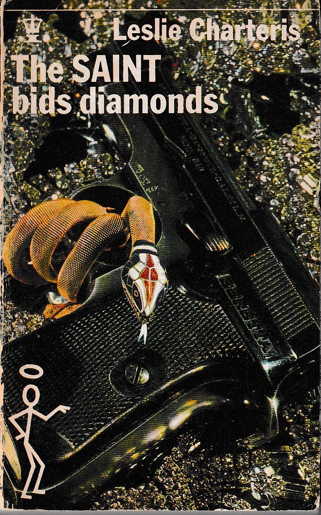 Leslie Charteris  THE SAINT BIDS DIAMONDS front book cover image