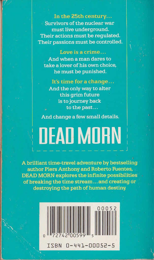 (Anthony, Piers & Fuentes, Roberto) DEAD MORN magnified rear book cover image