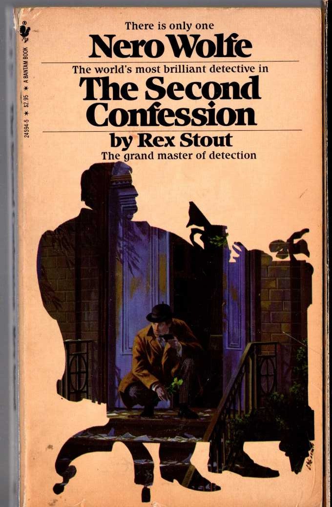 Rex Stout  THE SECOND CONFESSION front book cover image