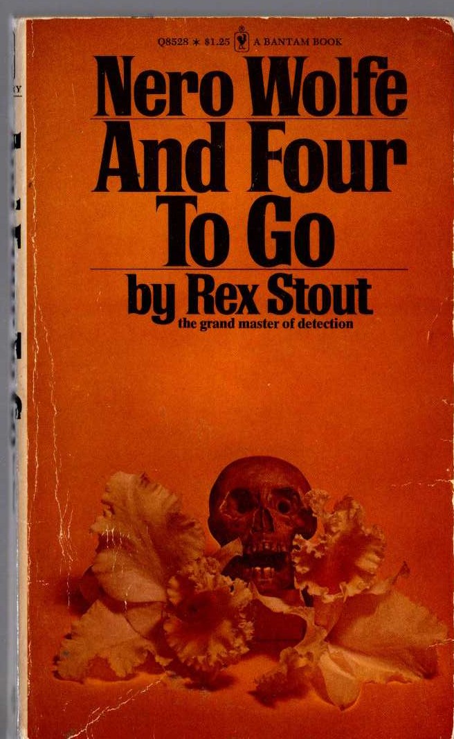 Rex Stout  AND FOUR TO GO front book cover image