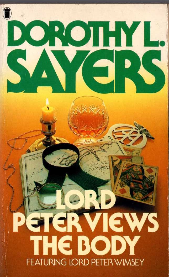 Dorothy L. Sayers  LORD PETER VIEWS THE BODY front book cover image